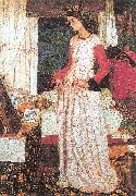 Morris, William Queen Guenevere painting